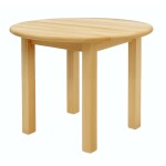 KLASA-NÁBYTEK.cz Kulatý jídelní stůl - borovice KLA-JSBO80