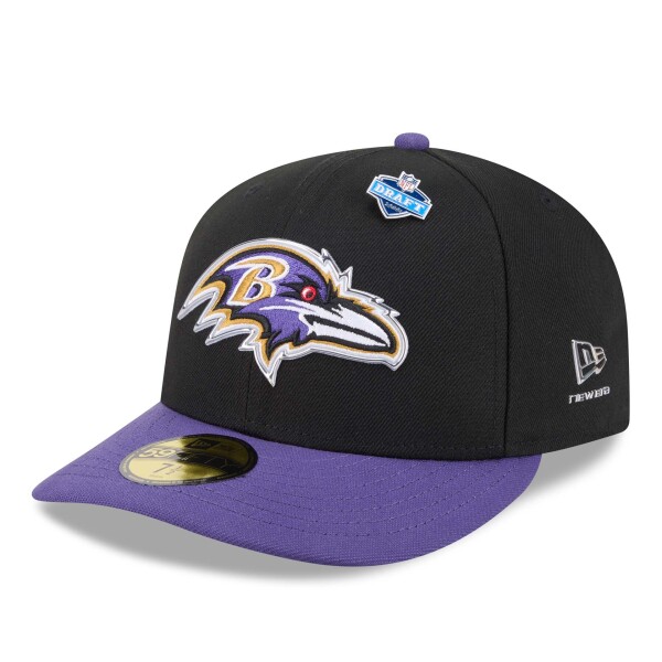 New Era Pánská kšiltovka Baltimore Ravens NFL 2026 Draft Pre-Curved 59FIFTY Fitted Velikost: 7 1/4