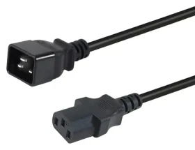 Equip C20-C13 černá / Napájecí kabel / 3 m / 250 V / 16 A (112141)