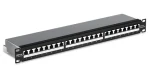 TRENDnet TC-P24C6AS černá / Patch panel / 24 portů / Cat6A / stíněný / 1U (TC-P24C6AS)