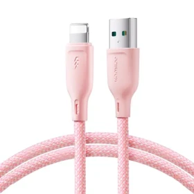 Joyroom Multi-Color Series S-A34 Nabíjecí kabel USB-A (M) - Lightning (M) 3A 1m růžová (6941237110510)