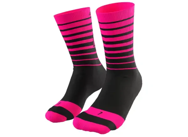 Dynafit Live To Ride Socks pink glo - Dynafit Live To Ride sportovní ponožky Pink Glo vel. 35-38