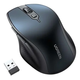UGREEN MU101 Wireless Mouse modrá / bezdrátová ergonomická myš / 2.4G / bluetooth (15807)