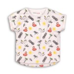 Tričko dívčí s krátkým rukávem, Minoti, TG BASIC TEE 6, bílá - 68/80 | 6-12m