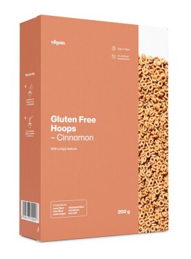 Vilgain Gluten Free Grain Hoops – skořice 200 g