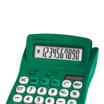 Lexibook 10místná kapesní kalkulačka s gumovým povrchem zelená - Alltoys Lexibook