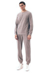 Pánské pyžamo 42638 Desert grey - HENDERSON šedá XL