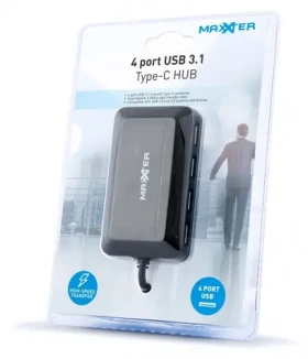 USB-C Hub 4x USB-A 3.1 / USB hub / 4x USB-A / USB 3.1 Gen 1 (ACT-HUB3C-4P)