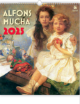 Nástěnný kalendář 2025 Alfons Mucha