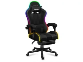 Huzaro Force 4.7 Mesh RGB / Herní židle / nastavitelná / nosnost až 140 kg / látka síťovina (HZ-FORCE 4.7 RGB MESH)