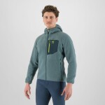 KARPOS M Moiazza Retro Hoodie Fleece, North Atlantic/Forest velikost: L