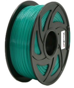 XtendLan PETG filament zelená / struna pro 3D tiskárnu / PETG / 1.75mm / 1kg   (3DF-PETG1.75-GGN 1kg)