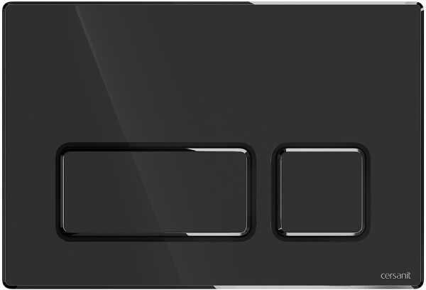 CERSANIT - Tlačítko block gun metal lesk K97-0447
