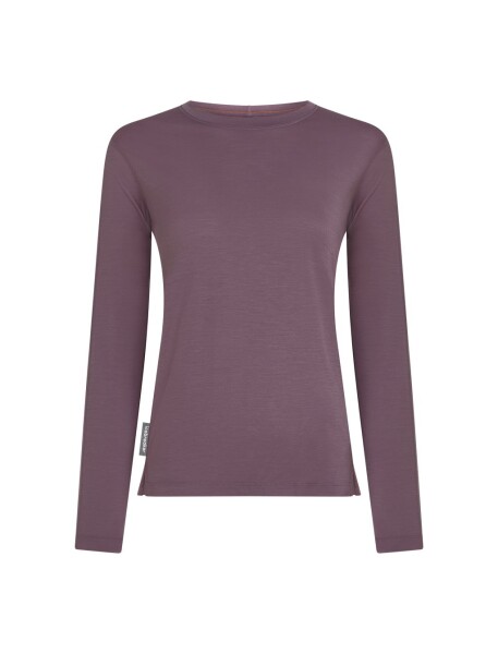 ICEBREAKER Wmns Merino 150 Ace LS Tee, Grey Plum velikost: L