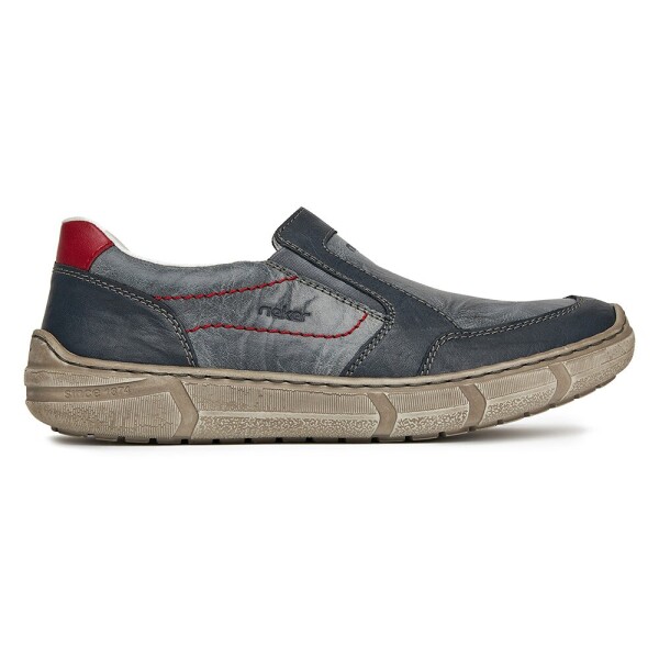 Polobotky Rieker 04052-12 Přírodní kůže (useň)/-Přírodní kůže (useň)
