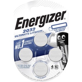 Energizer knoflíkový článek CR 2032 3 V 4 ks 235 mAh lithiová Ultimate 2032 - Energizer Ultimate Lithium CR2032 4ks E301319304