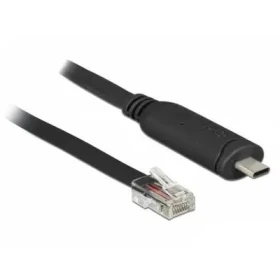 DeLock USB 2.0 Type-C (M) - RS-232 RJ45 (M) 2 m černá / Adaptér (63912)