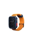 SKINARMA SHOKKU silikonový řemínek pro Apple Watch 45/44/42 mm oranžová (8886461241808)