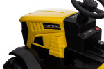 Mamido Dětský elektrický traktor s vlečkou 12V 7Ah žlutý