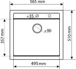 Aquasanita Quadro 565 beige 4100110016925