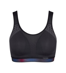 Dámská podprsenka Triaction Cardio Flow N01 EX - BLACK - černá 0004 - TRIUMPH BLACK 80G