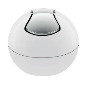 Spirella BOWL mini výklopný odpadkový koš 1 L bílý / plast (7610583149640)