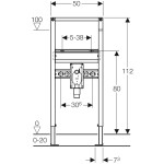 Geberit Duofix pro umyvadlo, výška 112cm, též pro tělesně postižené 111.480.00.2 111.480.00.2