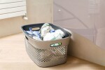DEA HOME Koš na čisté prádlo WOOLLY 45 L - šedá / antracit