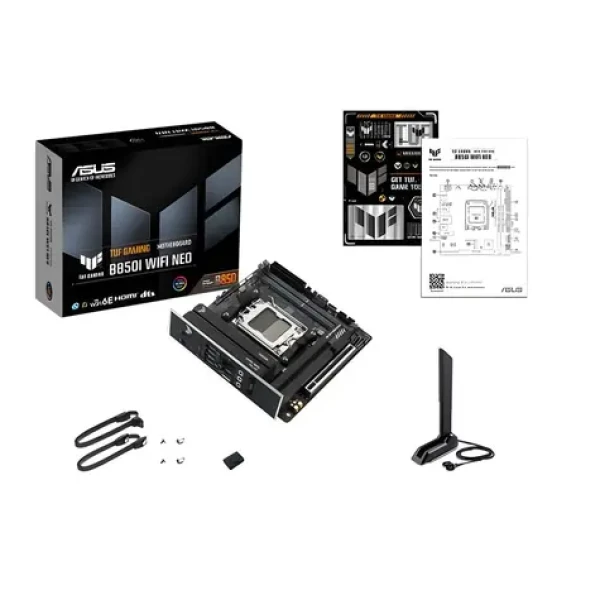 ASUS TUF GAMING B850I WIFI NEO / Základní deska / B850 / AM5 / 2x DDR5 / Wi-Fi 6E / ITX (90MB1PI0-M0EAY0)