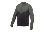 SENSOR COOLMAX THERMO celozip černá/olive green - Sensor Coolmax Thermo pánská mikina černá/Olive Green vel. XL
