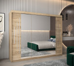 Šatní skříň Abi Y2 Barva korpusu: Bílá, Rozměry: 120 cm, Dveře: Dub artisan