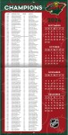 JF Turner Kalendář Minnesota Wild NHL 2025 Wall Calendar