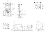GEBERIT - Duofix Set předstěnové instalace, klozetu Nefia a sedátka softclose, tlačítko Sigma01, lesklý chrom SANI11CA1161