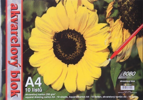 Akvarelový A4 10 listů blok
