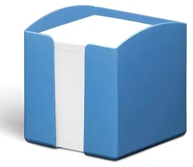 Durable ECO Box na poznámky modrá / Recyklovaný plast / 800 listů / 100x105x100 mm (775806)