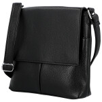 Stylová dámská koženková crossbody kabelka Katia, černá