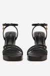 Sandály NINE WEST TS6197-01 Syntetický materiál