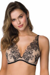 Dámská podprsenka Frances 3804/11/1 Béžová s černou - MAT béžová s černou 65B