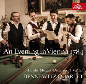 Večer ve Vídni 1784 (Haydn, Mozart, Vaňhal, Dittersdorf) - CD - Bennewitzovo kvarteto