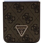 Pouzdro Guess 4G PU Leather Triangle Samsung Galaxy Z Flip 5 hnědé