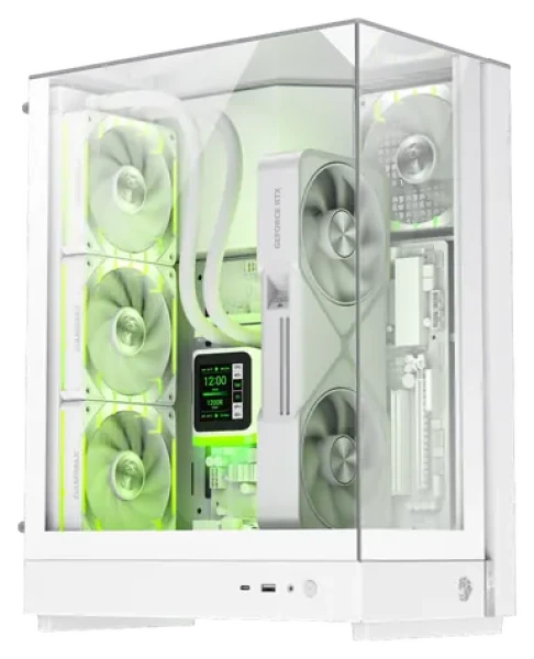 Gamemax T20 bílá / Case / mATX (T20 WH)