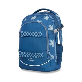 Školní batoh Walker Fame Uni - Flower Blue