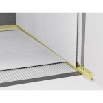 MEXEN - Line-B spádová lišta nástěnná 120 cm pravá, zlato kartáčovaná 185502120R