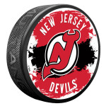 Mustang Puk New Jersey Devils NHL Splash