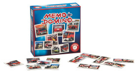 Pexeso a Domino - Hasičská auta