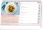 Kalendář 2024 stolní: Recepty za kačku, 23,1 × 14,5 cm