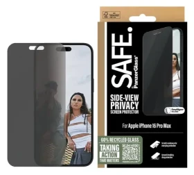 PanzerGlass SAFE / Ochranné sklo / Apple iPhone 16 Pro Max / Privacy / Ultra-Wide Fit (SAFEP95878)