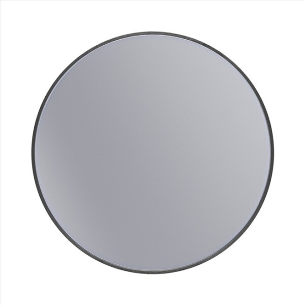 Erga Round, kulaté zrcadlo 60cm, černý rám, ERG-V01-ROUND-6060-BK