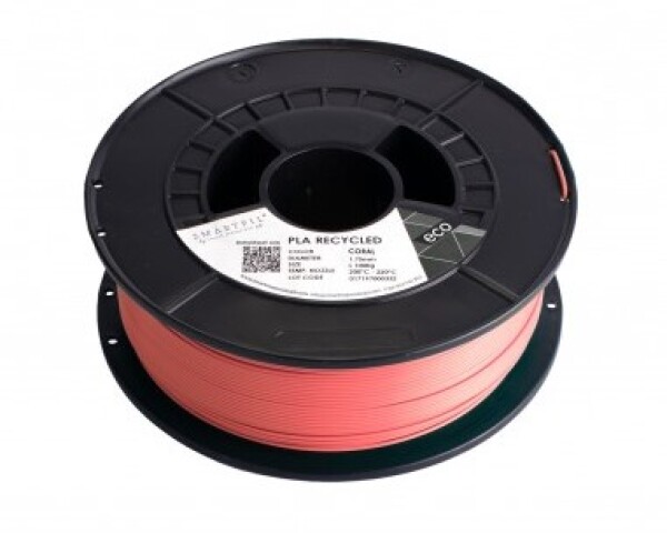 PLA filament z recyklátu korálový 1,75 mm Smartfil 1kg