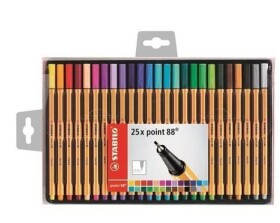 Popisovač STABILO point liner 88 sada 25 ks v pouzdru